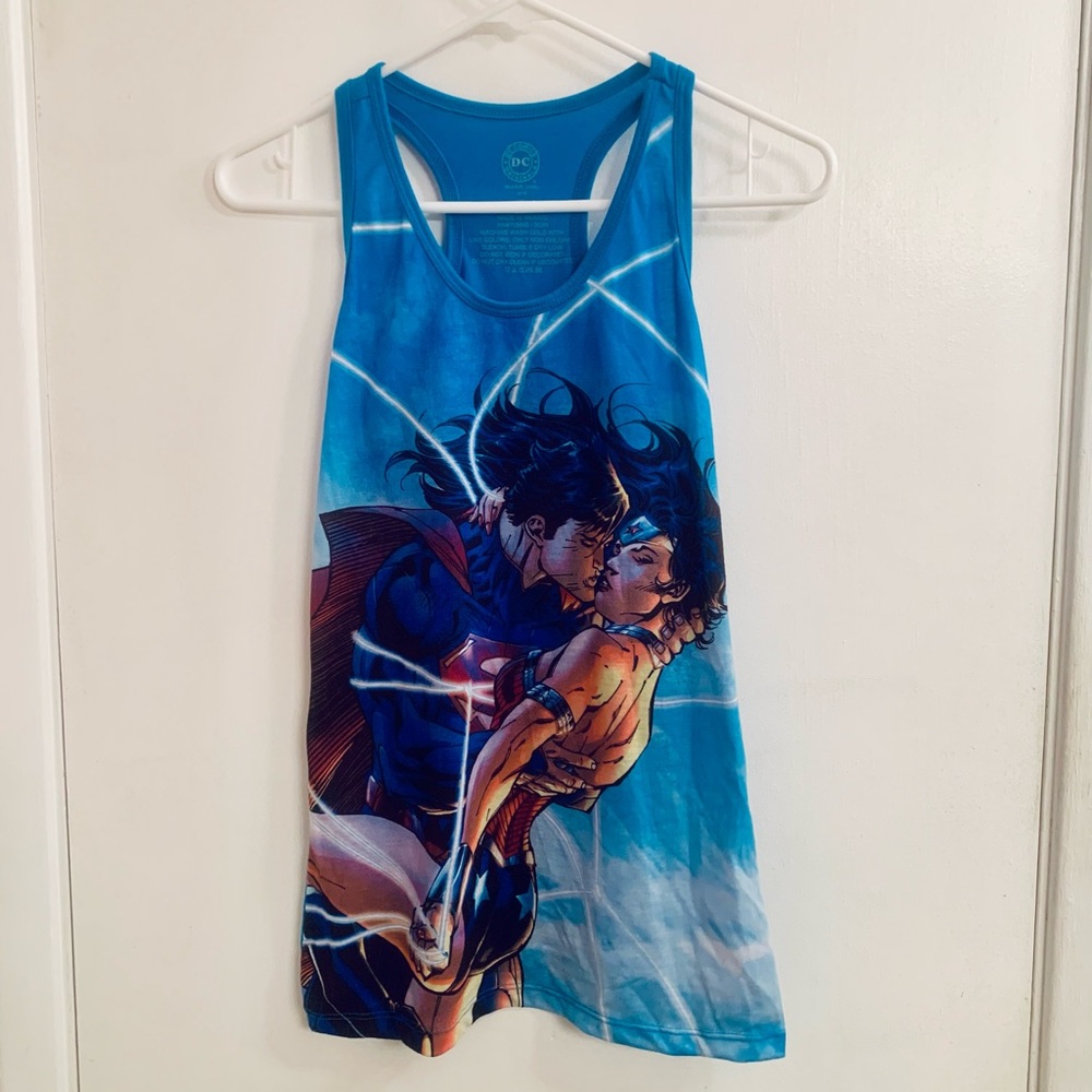Superman x Wonder Woman Tank Top (WXS)